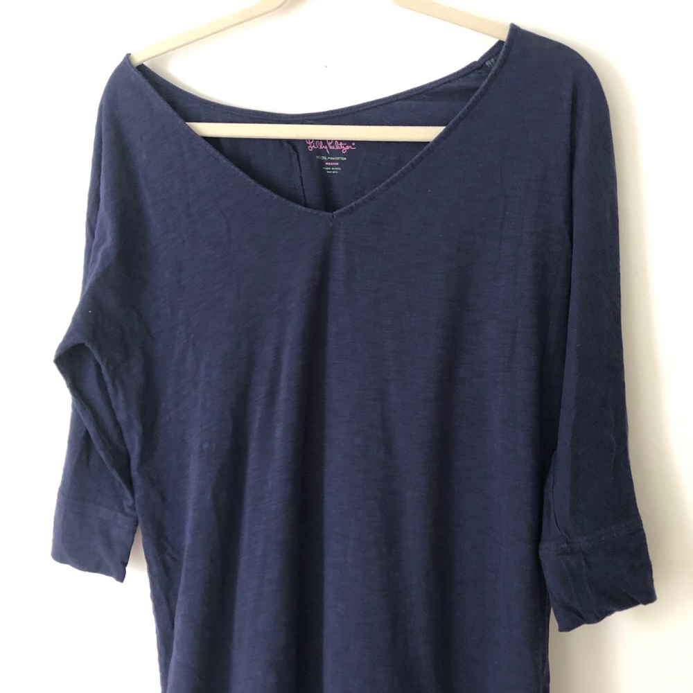 Lilly Pulitzer Navy Cotton Dress